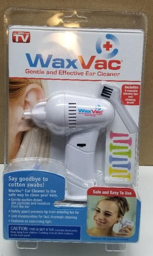 Wax Vac Ear Cleaner Battery Operated Wax Remover Vaccum Aa Seen On Tv