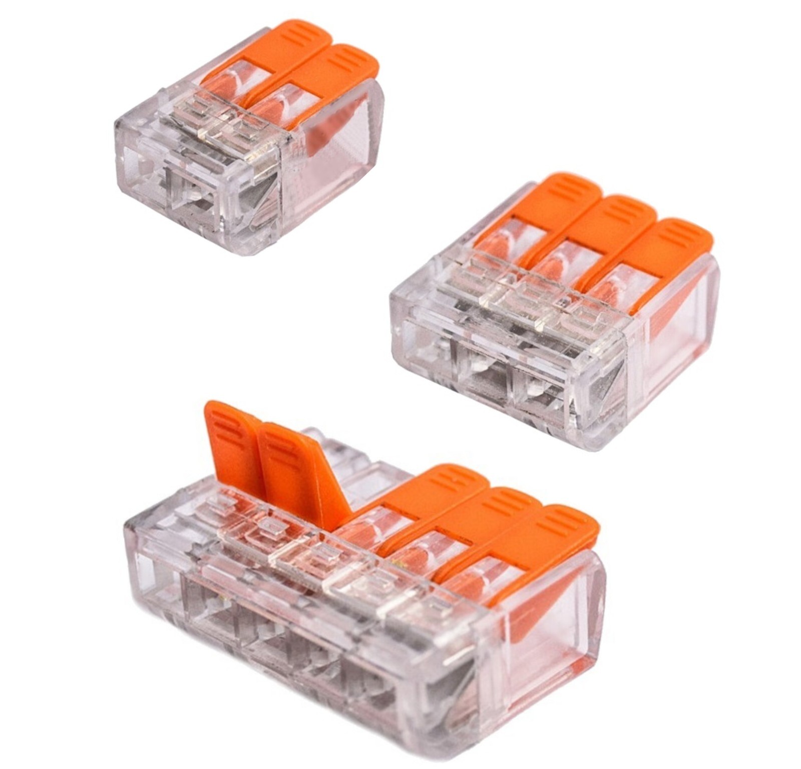 WERIT Schraubenlose VDE Klemmen Set, 86 teilig Kabelverbinder Steckklemme Lüster WERIT Schraubenlose VDE Klemmen Set, 86 teilig Kabelverbinder Steckklemme Lüster