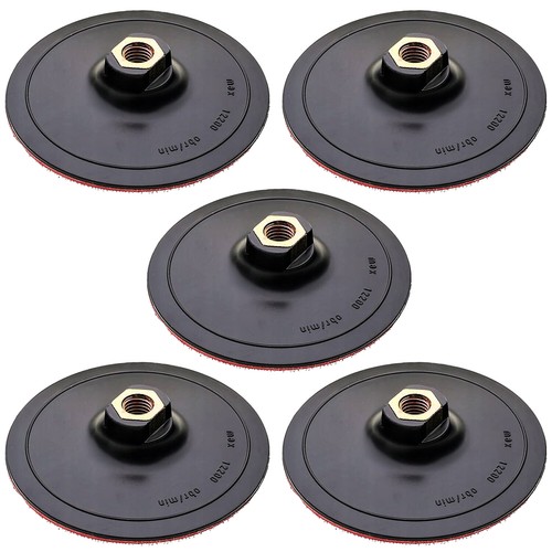 Woleyuu Schleifteller 125mm - Klett-Stützteller Für Winkelschleifer