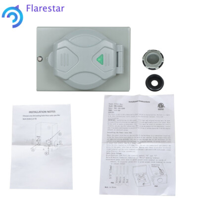 30 Amp  4 Prong Generator Inlet Box Power Inlet Box L14-30P ETL Listed