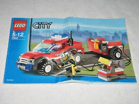 LEGO City 7942 ~ Off-Road Fire Rescue ~ Fire Station Pick-Up