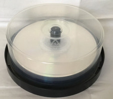 12 Memorex Blank DVD-R CD's in Plastic Round Case