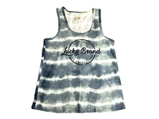 Lucky Brand Shirt Womens Small Tie Dye Los Angeles Authentic Tank Pullover Lady