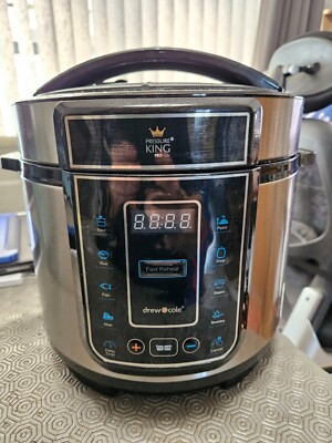 Drew Cole 12-1 Pressure King Pro, family size, pressure cooker, silver  UK - Main Image