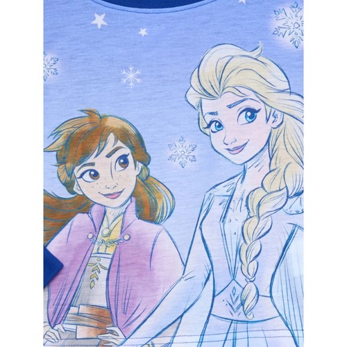 Disney Frozen 2 Girls SIZE 4-5 Long Sleeve Top/Pants 2-Piece Pajama SET 2 NEW - Picture 2 of 3