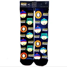 Odd Sox South Park Crew Socks Mens Womens Comedy Central Cartman Kenny Fun Gift