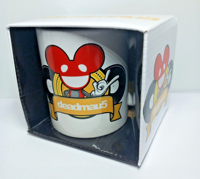 Deadmau5 Rock DJ offizielle Tasse verpackt brandneu Merch - Deadmouse - Joel Zimmerman