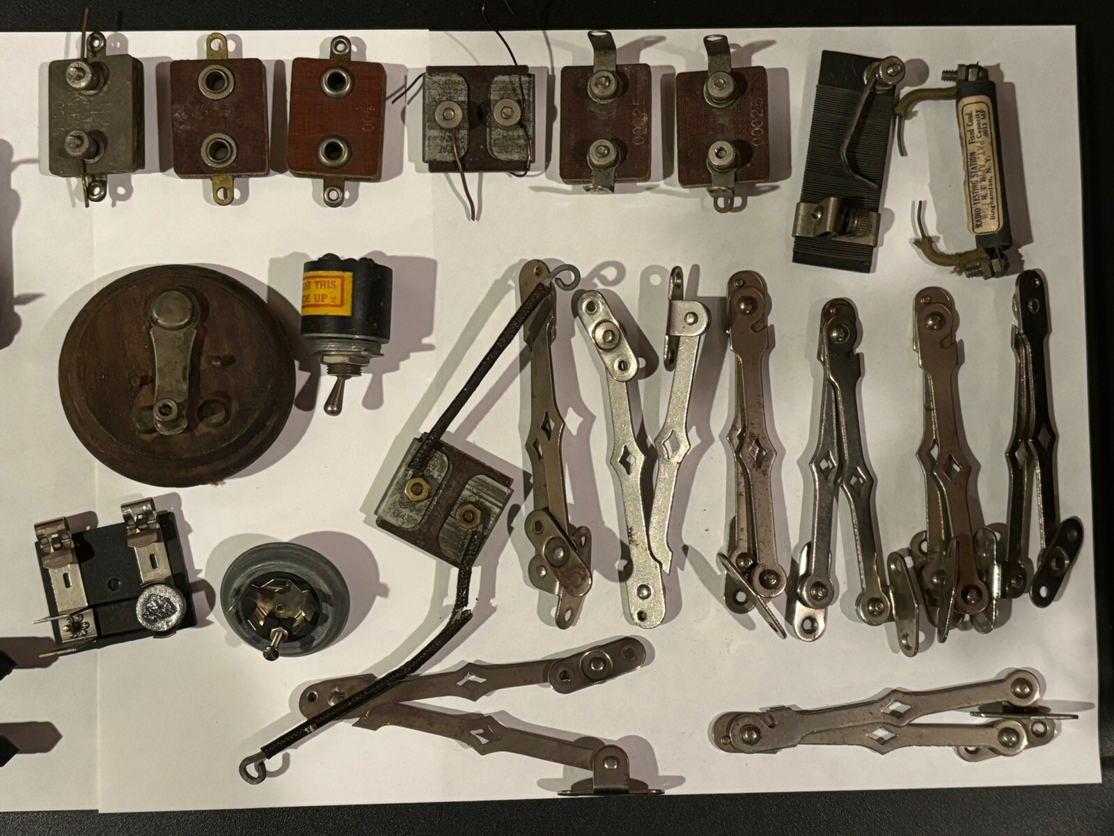 Mixed Lot Used Antique Radio Parts eBay