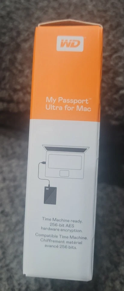 WD My Passport Ultra For Mac Silver Portable External Hard Drive A203 - Image 3 of 4