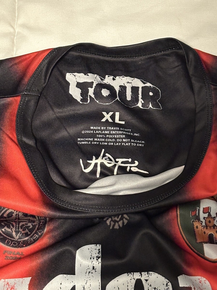 TRAVIS SCOTT UTOPIA ITALY SOCCER JERSEY SIZE XL BRAND NEW