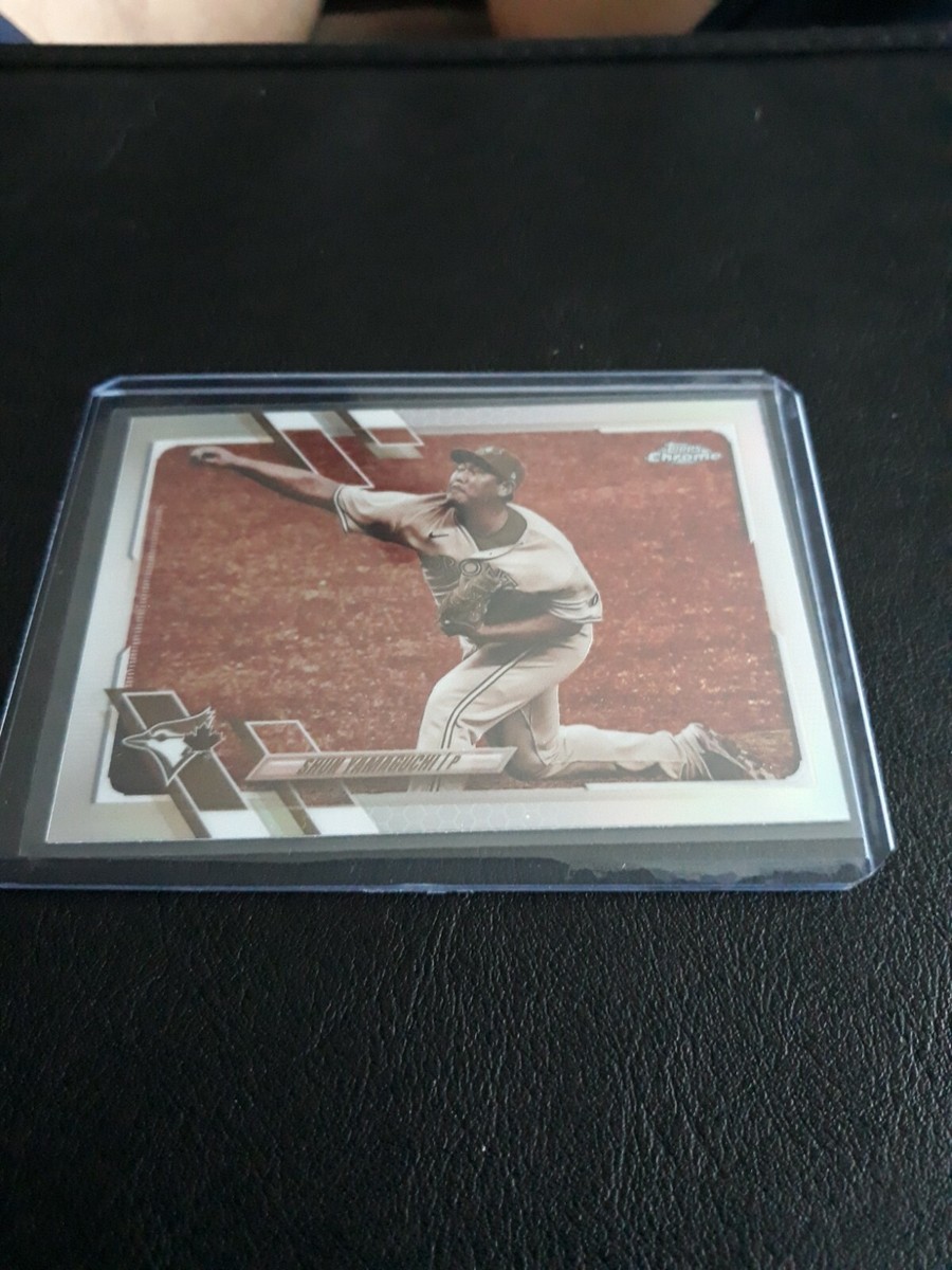 2021 Topps Chrome Sepia Refractor Shun Yamaguchi #15 Toronto Blue