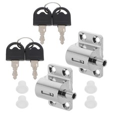 2 Sets Zinc Alloy Anti-theft Lock Safety Window Child Restrictor