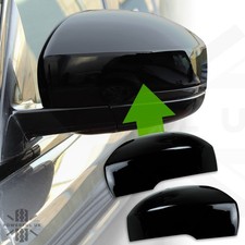Gloss Black MIRROR CAPS top for late Land Rover Discovery 4 facelift 2014-16
