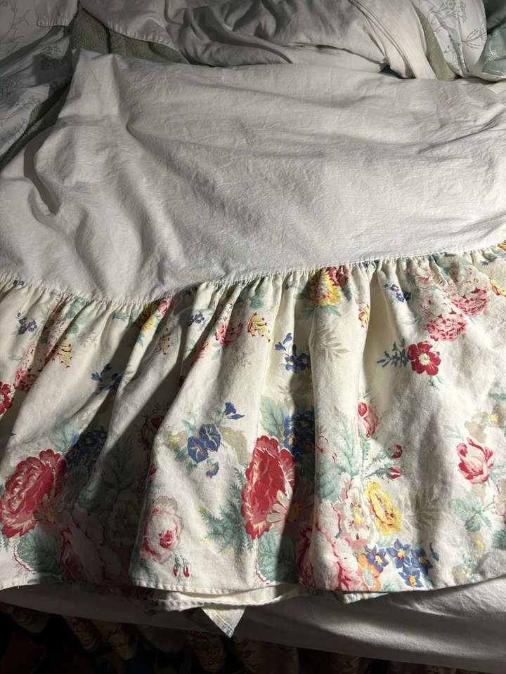 Saia Ralph Lauren Elisa floral cama king babado poeira - Imagem 4 de 4