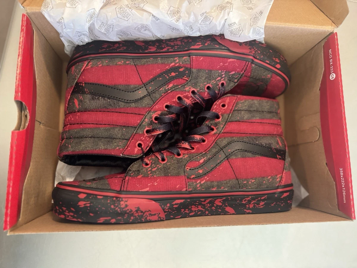 Vans House Of Terror Nightmare On Elm Street Horror Freddy Krueger  7M / 8.5W VANS Sk8-Hi A Nightmare on Elm Street Freddy | Mercari main image 2