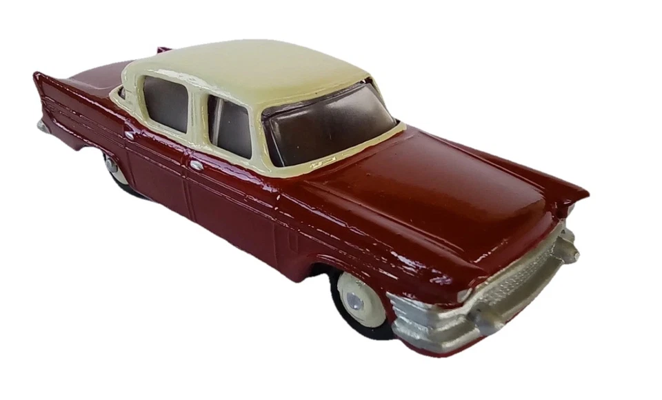 Vintage Dinky #180 Packard Clipper sedán multicolor modelo fundido a presión Foto 2 de 4