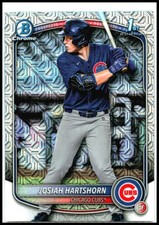 2025 Bowman Draft Chrome Mojo Refractor #BDC-21 Josiah Hartshorn Chicago Cubs
