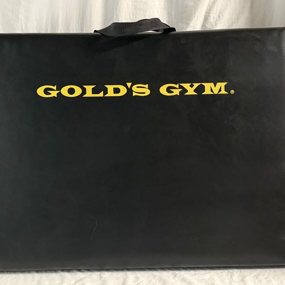 Alfombra de Ejercicio Plegable Vintage Gold’s Gym 72x24x1 Muy Buen Estado Negra Foto 4 de 4