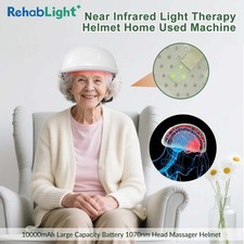 Photobiomodulation Helmet Brain Stimulation Light Therapy Autism Mood Support