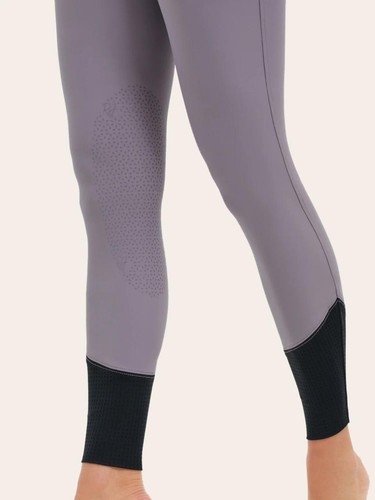 R.J. Classics Margot Front Zip Mid-Rise Breeches with Silicone Patch - Purple Ha - Picture 2 of 5