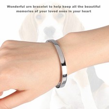 Pets Urn Bracelet Memorial Pet Holder Jewelry