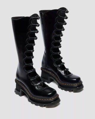 Dr. Martens × Marc Jacobs BUTTERO KIKI Limited Collaboration Boots Black /Purple