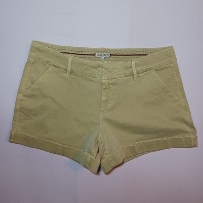 Dear John Womens Hampton Cuffed Shorties Size 36 Green Margarita 4'' Inseam