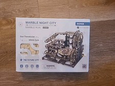 ROKR Marble Night City Marble Run LGA01 3D Wooden Puzzle New Sealed