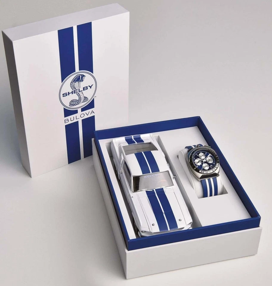 Bulova 98B452 Shelby Edizione Limitata da Corsa Cronografo Bufalo 1/1000 Timer - Immagine 2 di 2