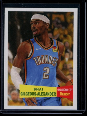 #ad 2025 26 Topps NBA Living Set #7 Shai Gilgeous Alexander Card Qty $5.49