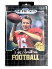 Joe Montana Football 1990 Sega Genesis Complete with Case and Manual Tested