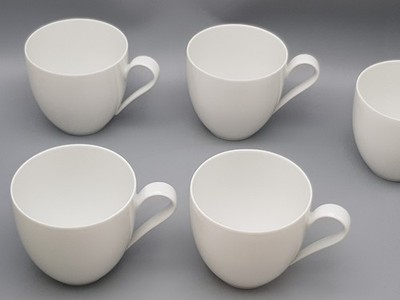 Rosenthal ANASTASIA weiß 4x KAFFEETASSEN Ø ca.7,8cm/ca.7,2cm hoch TOP