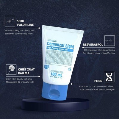 Conapidil Cemenzal Light Cream 100ml – Calming Korean Moisturizer