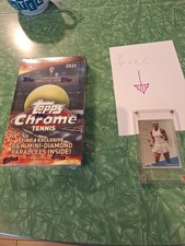 Free GIFT  And 1 BOX OF 2021 Topps CHROME Tennis EXCLUSIVE Factory Sealed Box 
