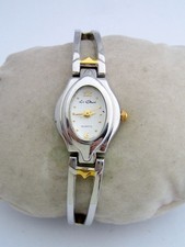 LE CHAT WATCH WOMENS 190811 GOLD STAINLESS STEEL BRACELET GENUINE QUARTZ