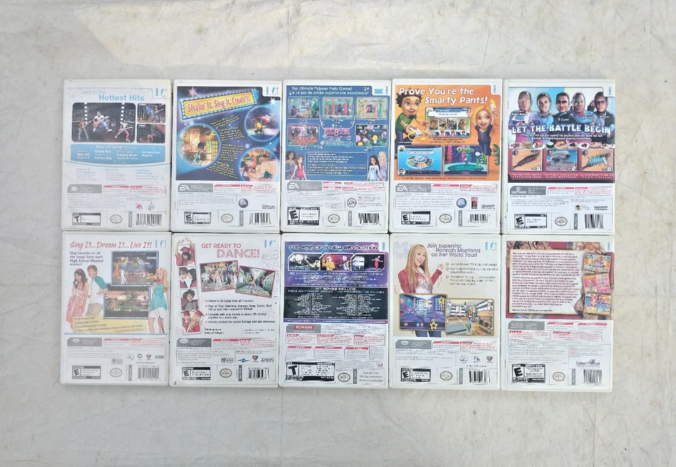 Nintendo Wii Video Game Bundle of 10 Tested w/Manuals - Image 2 of 3