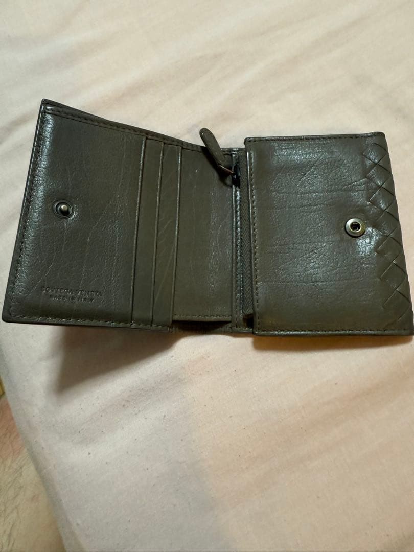 Bottega Veneta Intrecciato Bifold Wallet Unisex Leather Near Mint Japan thumbnail 2