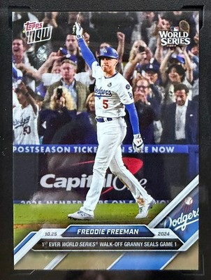 2024 Topps Now - World Series Freddie Freeman #866 /39681 for sale