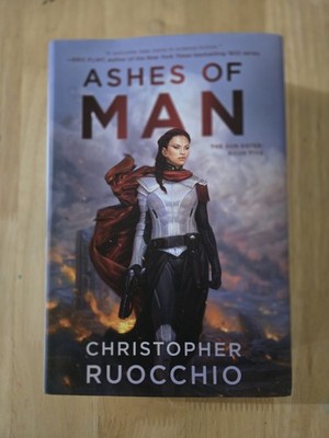 Ashes Of Man, The Son Eater Book 5 Christopher Ruocchio HBDJ Book Signed