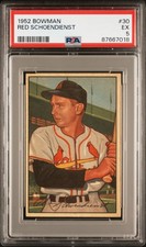 Red Schoendienst 1952 Bowman #30PSA  5