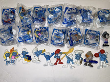 24 McDonalds The Smurfs Happy Meal Toys 13 Factory Sealed Packs 13 Loose 2