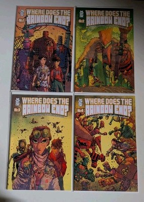 WHERE DOES THE RAINBOW END (2025) #1-4 VF+ COMPLETE SERIES SET MAD CAVE STUDIOS