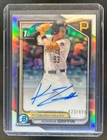 2024 Bowman Draft Konnor Griffin Chrome Auto Refractor 1st #/499 Pirates