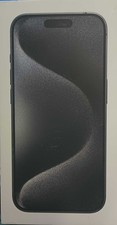 OEM Apple iPhone Box Empty Packaging for iPhone 15 Pro Series Black TI