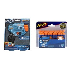 Ner Elite Trio 2.0 TD 3 & Nerf Elite Ricarica da 30 dardi - NUOVO