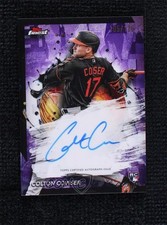 2024 Topps Finest Purple Refractor 105/125 Colton Cowser #FA-CC Rookie Auto RC