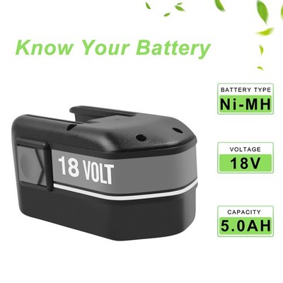 5000mAh 18V Ni-MH Akku für Milwaukee 48-11-2230 48-11-2230 AEG BX18 BXS18 MXS18