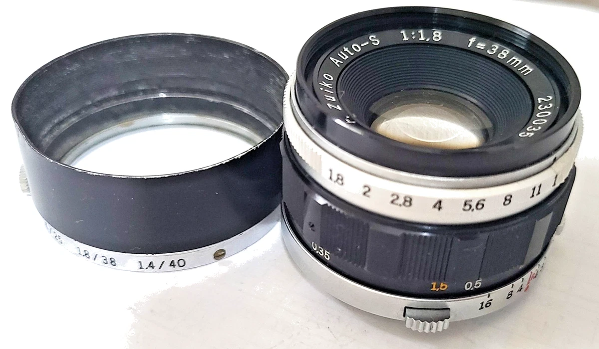 F/1.8 Camera Lenses Olympus Zuiko 38mm Focal for sale | eBay