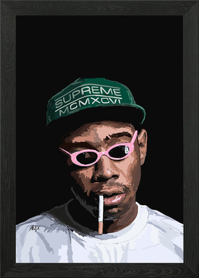Tyler, der Schöpfer Portrait gerahmtes Wandbild Poster Leinwanddruck Bild