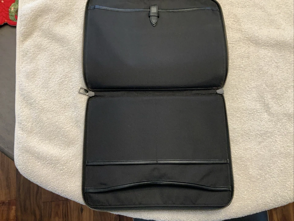 Coach Tech Varsity Leather Case (Coach F66312, Dark Saddle) For Use With Tablets - Image 3 of 4